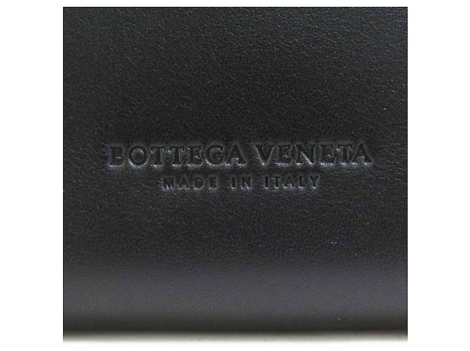 Cartera larga de cuero negro Bottega Veneta - vista 6