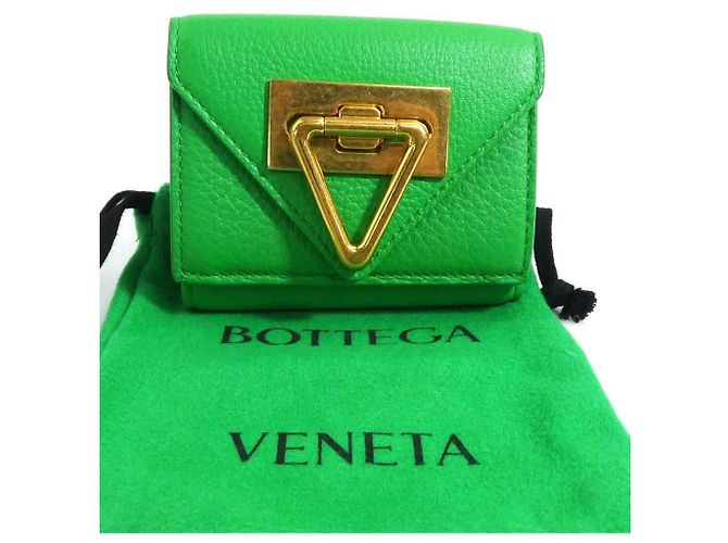 Bottega Veneta Tri-fold Wallet Grün - Ansicht 13
