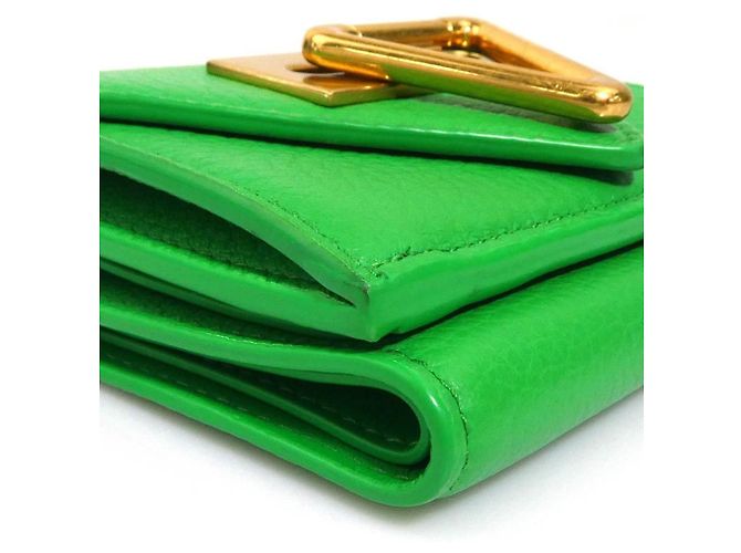 Bottega Veneta Tri-fold Wallet Grün - Ansicht 5