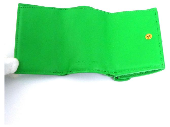Bottega Veneta Tri-fold Wallet Grün - Ansicht 6