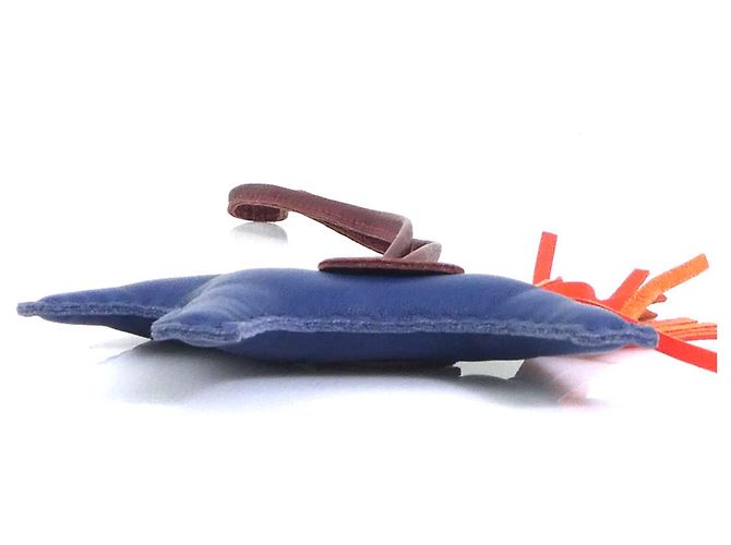 Hermès Charm per borsa Hermes Rodeo PM Rosso Blu - vista 3