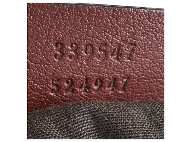 Borsa Tote Gucci in pelle marrone - vista 14