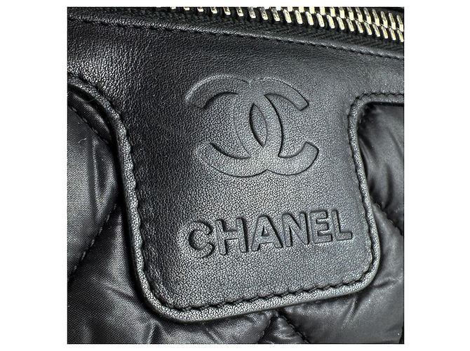 Borsa a Spalla Chanel Coco Cocoon Nylon Nero - vista 11