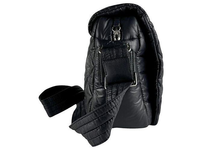 Borsa a Spalla Chanel Coco Cocoon Nylon Nero - vista 2