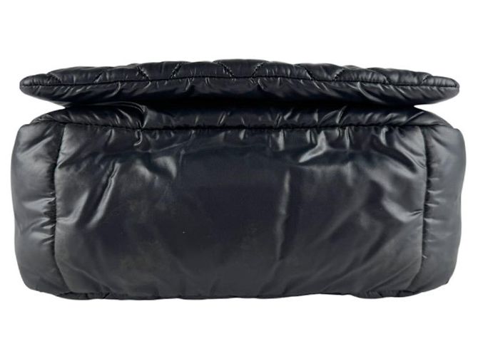 Borsa a Spalla Chanel Coco Cocoon Nylon Nero - vista 4