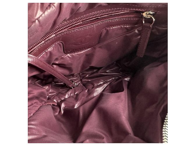 Borsa a Spalla Chanel Coco Cocoon Nylon Nero - vista 5