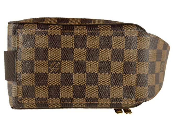 Borsa a tracolla Louis Vuitton Damier Geronimos Marrone Damier ebene - vista 3