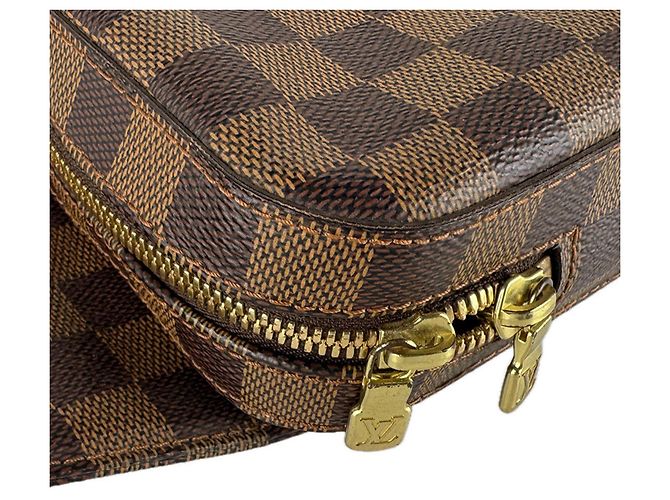Borsa a tracolla Louis Vuitton Damier Geronimos Marrone Damier ebene - vista 8