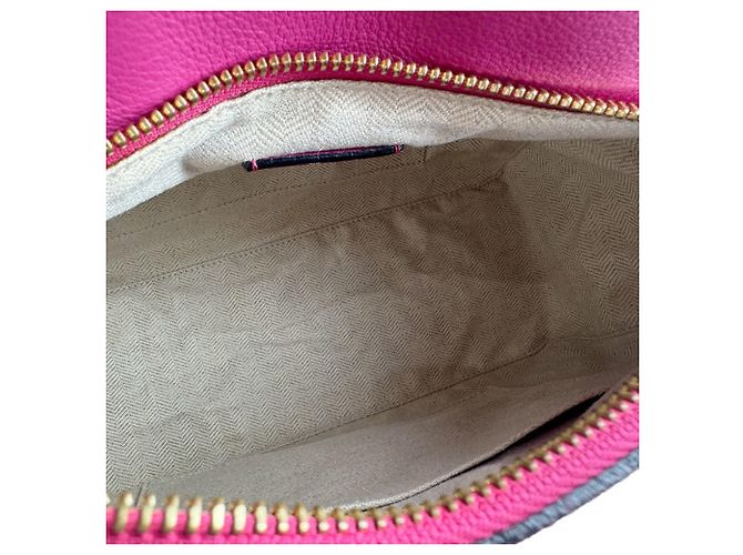 Borsa Puzzle Loewe in pelle rosa - vista 5