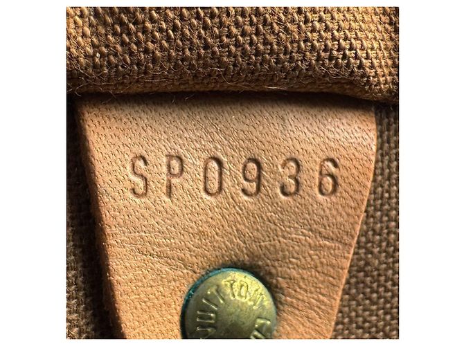 Borsa Louis Vuitton Monogram Speedy 30 Marrone Monogramma - vista 12