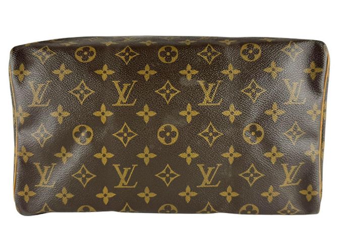 Borsa Louis Vuitton Monogram Speedy 30 Marrone Monogramma - vista 4