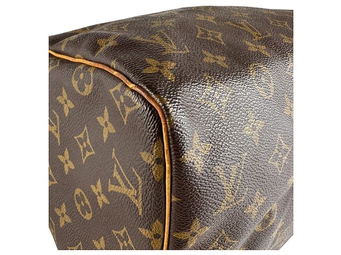 Borsa Louis Vuitton Monogram Speedy 30 Marrone Monogramma - vista 8