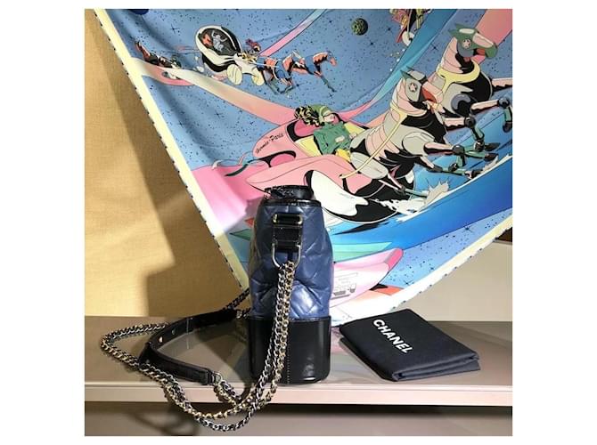 Borsa da viaggio Chanel Blu - vista 4