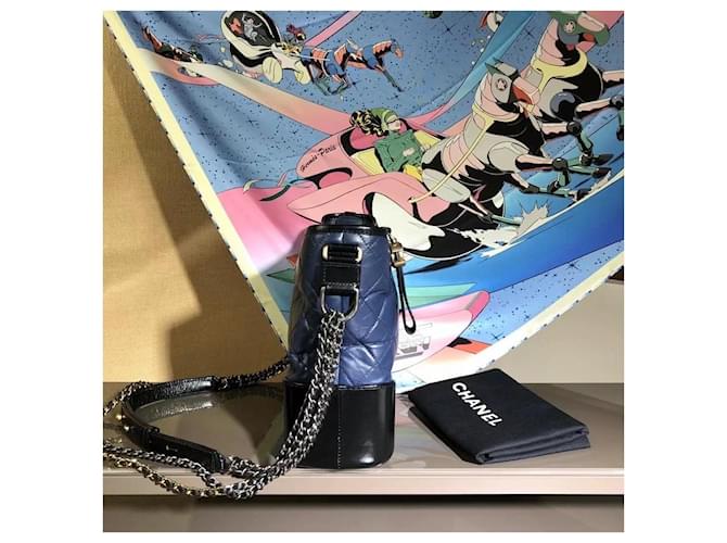 Borsa da viaggio Chanel Blu - vista 5