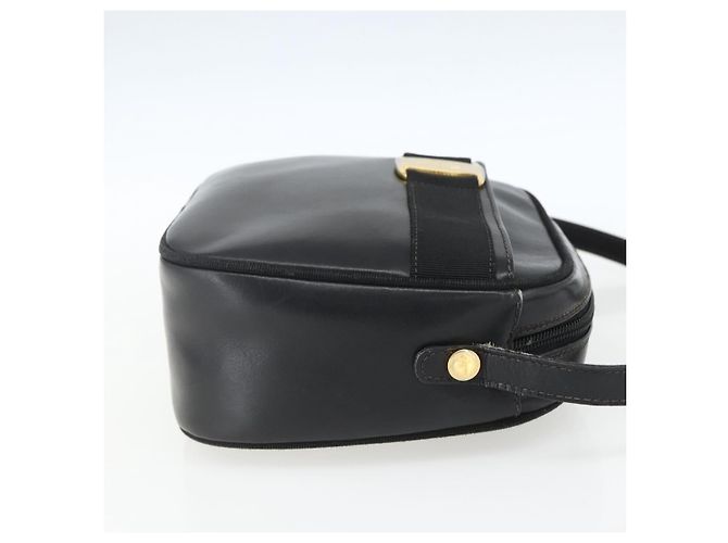 Borsa a tracolla camera Vara Bow Salvatore Ferragamo in vernice Nero - vista 4