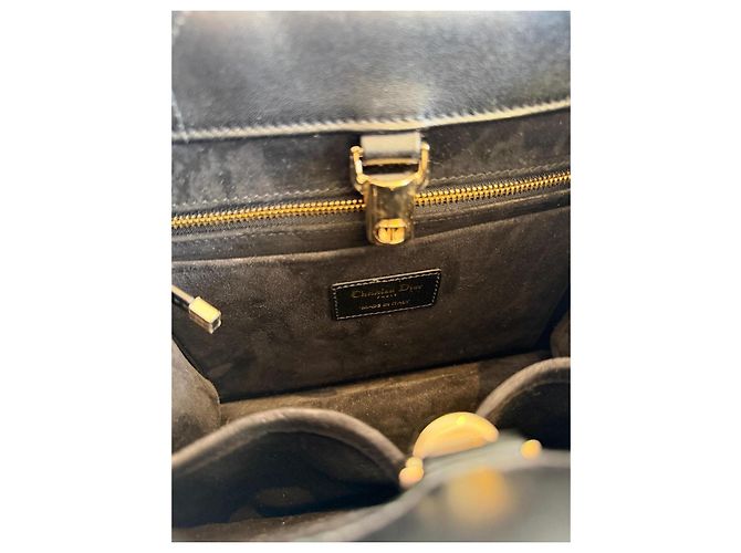 Christian Dior Borsa Lady Dior in pelle nera Nero - vista 5