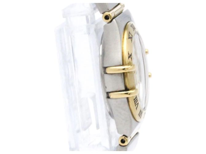 Reloj Omega Constellation Quartz de acero inoxidable y oro amarillo 22 - vista 4