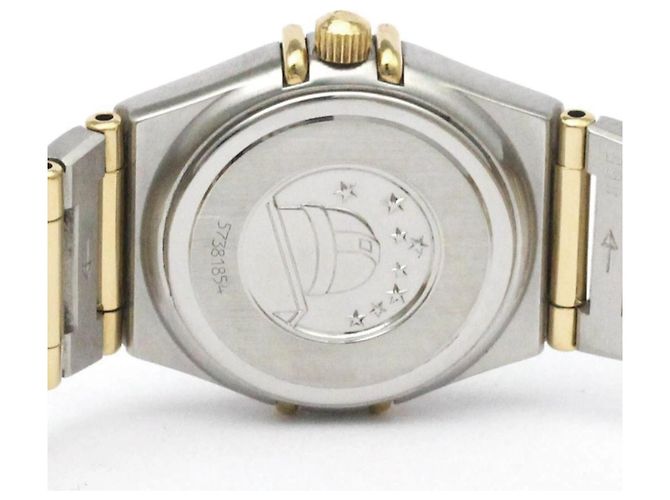 Reloj Omega Constellation Quartz de acero inoxidable y oro amarillo 22 - vista 5