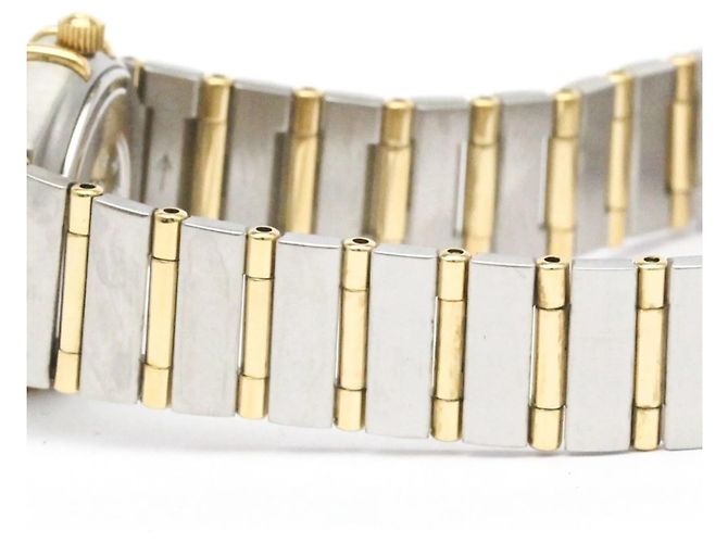 Reloj Omega Constellation Quartz de acero inoxidable y oro amarillo 22 - vista 7