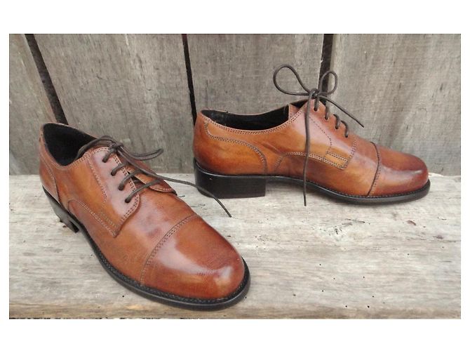 Autre Marque Scarpe derby Clif come nuove Marrone - vista 4