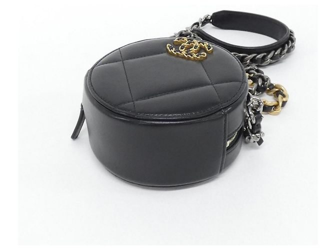 Borsa a Spalla Chanel 19 Nero - vista 3