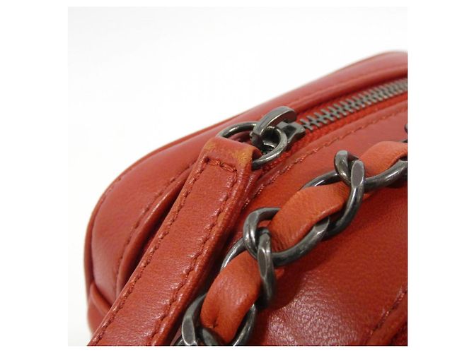 Borsa a tracolla Chanel Coco Boy Line 92655 Rosso - vista 5
