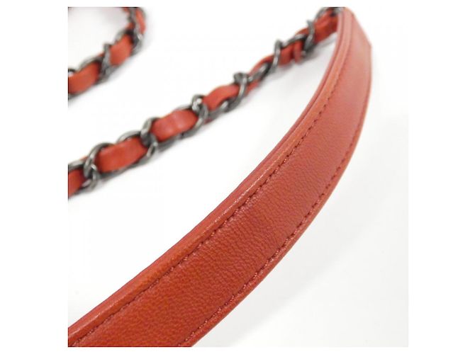 Borsa a tracolla Chanel Coco Boy Line 92655 Rosso - vista 7