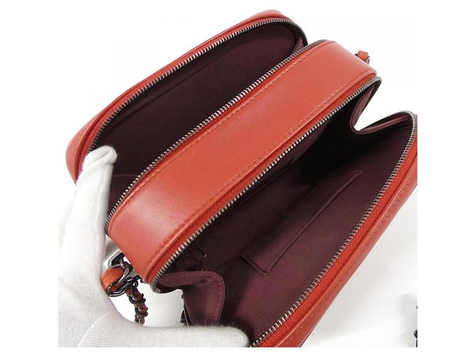 Borsa a tracolla Chanel Coco Boy Line 92655 Rosso - vista 8