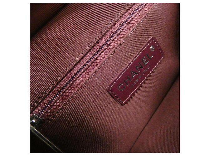 Borsa a tracolla Chanel Coco Boy Line 92655 Rosso - vista 9