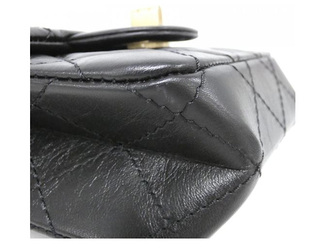 Borsa a tracolla in pelle Chanel AS1961 Nero - vista 3