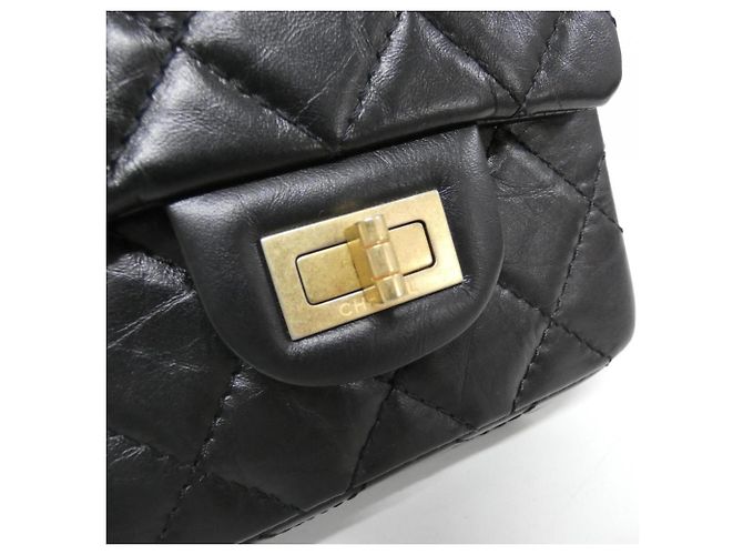 Borsa a tracolla in pelle Chanel AS1961 Nero - vista 4