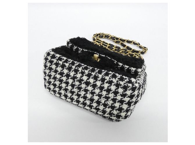 Borsa a Spalla Chanel AS1934 Nero Bianco - vista 3