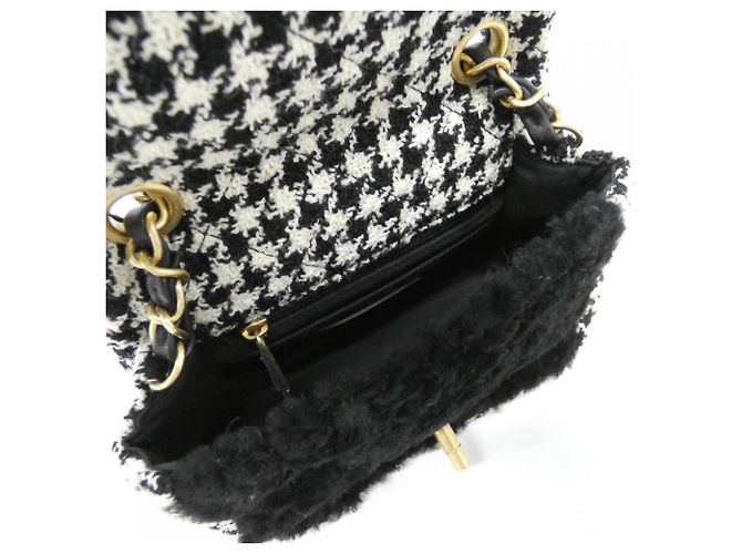 Borsa a Spalla Chanel AS1934 Nero Bianco - vista 6