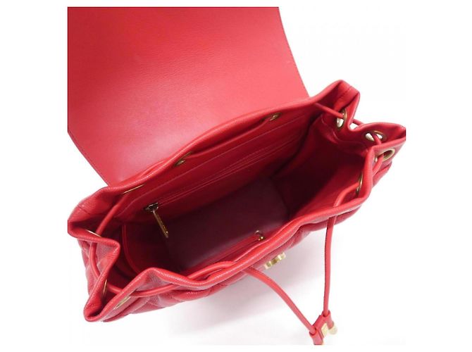 Zaino Chanel 57090 Rosso - vista 6