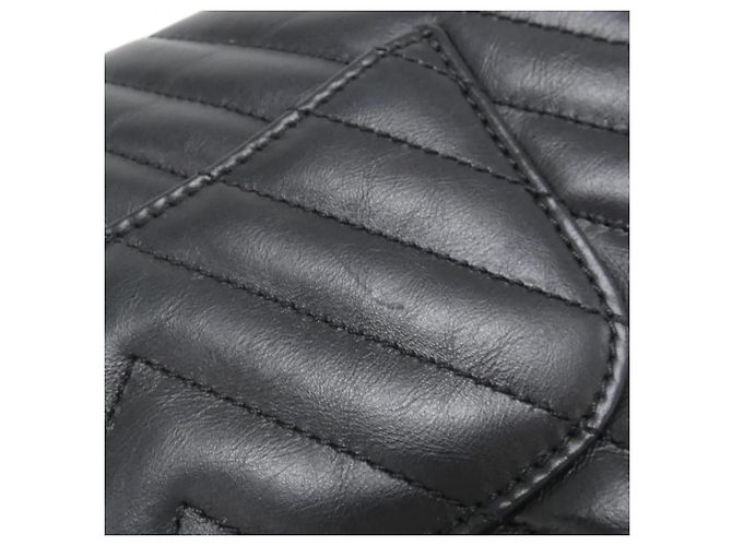 Borsa a tracolla in pelle nera Chanel AS0874 Nero - vista 4