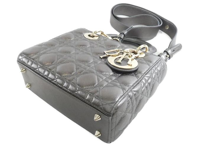 Borsa Christian Dior My ABC Lady Metallico - vista 3