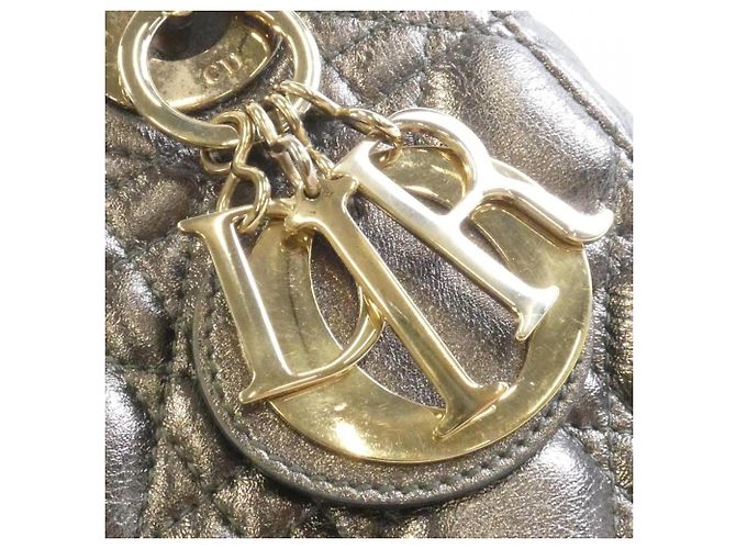 Borsa Christian Dior My ABC Lady Metallico - vista 4