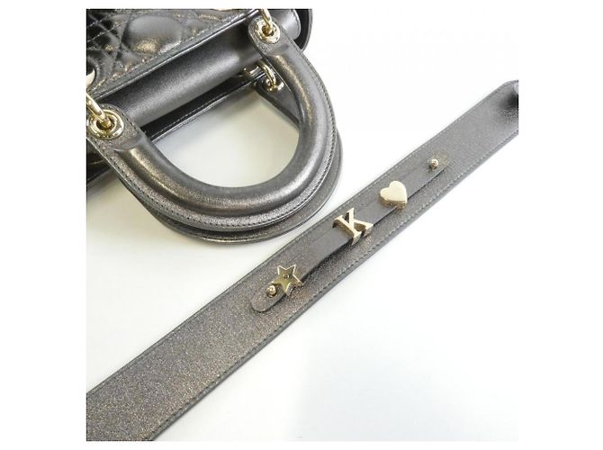 Borsa Christian Dior My ABC Lady Metallico - vista 6