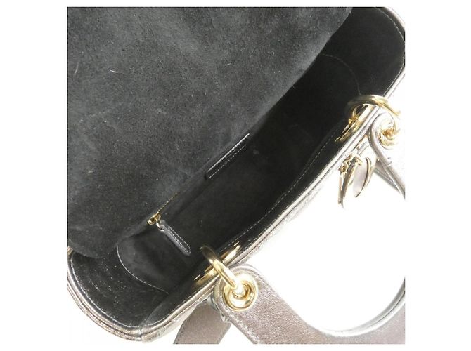 Borsa Christian Dior My ABC Lady Metallico - vista 9