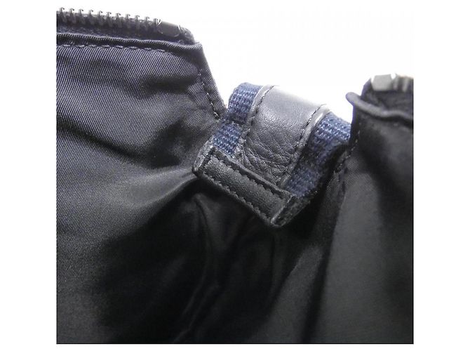 Borsa a tracolla in tela nera Christian Dior Nero - vista 9