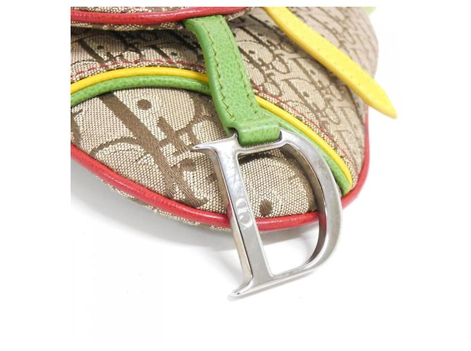 Marsupio Christian Dior Multicolore Beige - vista 4