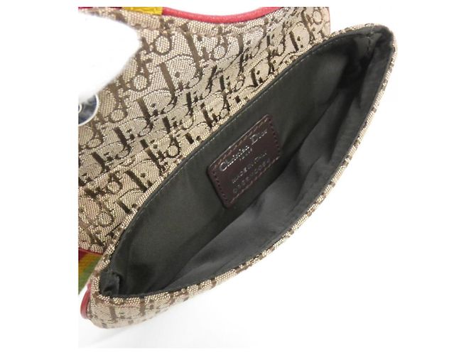 Marsupio Christian Dior Multicolore Beige - vista 8