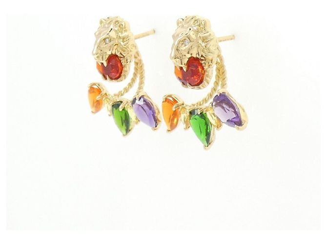 Pendientes Gucci Lion Head Stud - vista 2