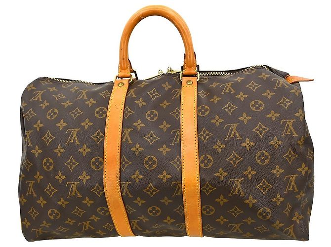 Louis Vuitton Keepall Monogram Canvas 45 Marrone - vista 2