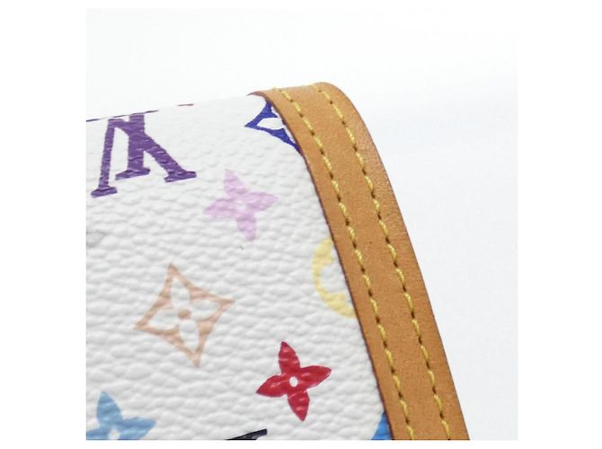 Louis Vuitton Multicolor Münzbeutel Weiß Mehrfarben - Ansicht 4