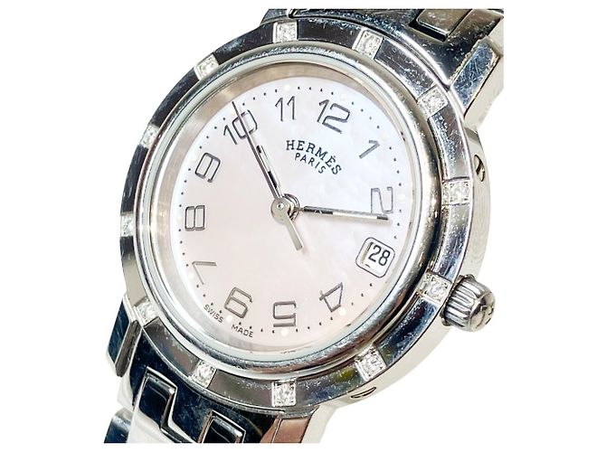 Hermès Hermes Clipper Nacre Armbanduhr - Ansicht 4
