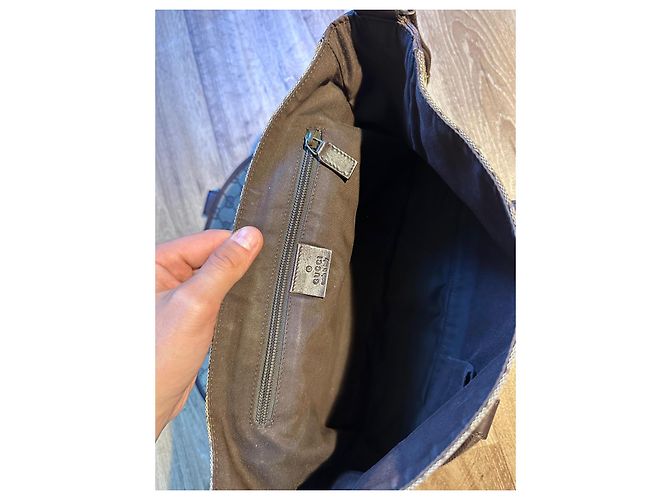 Borsa a Tracolla Gucci GG Supreme Beige Cammello - vista 6