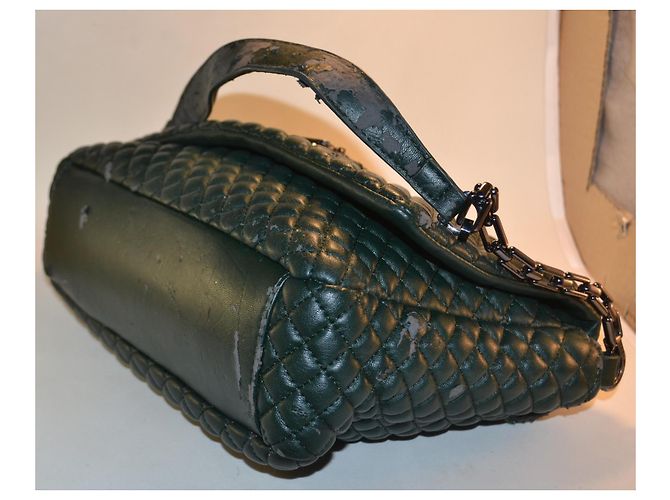 Ermanno Scervino Borsa a spalla trapuntata in verde Verde scuro - vista 2