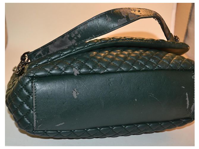 Ermanno Scervino Borsa a spalla trapuntata in verde Verde scuro - vista 3