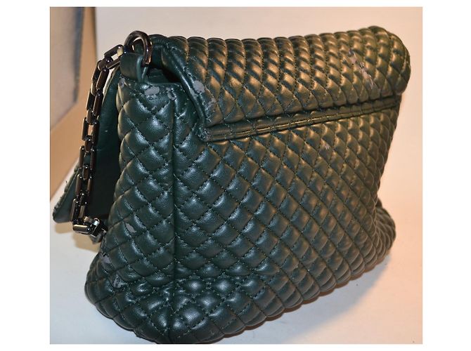Ermanno Scervino Borsa a spalla trapuntata in verde Verde scuro - vista 4